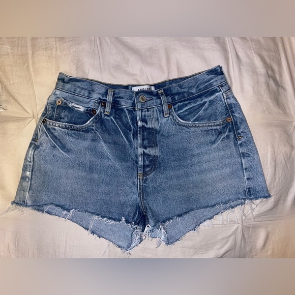 AGOLDE Parker Cut off Denim Shorts